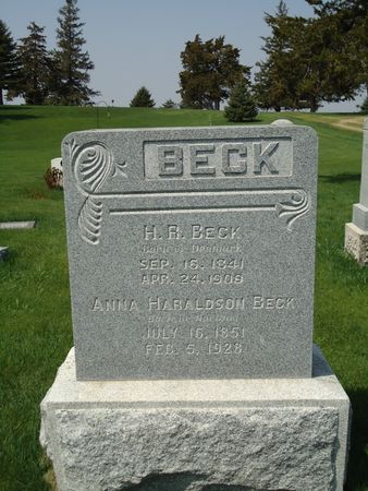 HARALDSON BECK, ANNA - Clay County, Iowa | ANNA HARALDSON BECK 