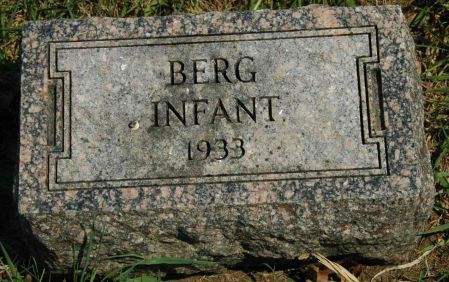 BERG, INFANT - Clay County, Iowa | INFANT BERG 
