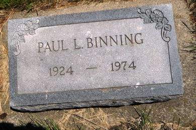 BINNING, PAUL L. - Clay County, Iowa | PAUL L. BINNING 