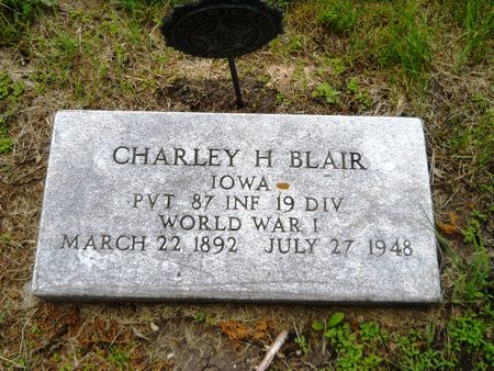 BLAIR, CHARLEY H. - Clay County, Iowa | CHARLEY H. BLAIR 
