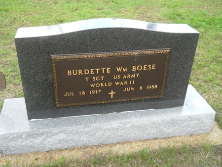 BOESE, BURDETTE WILLIAM - Clay County, Iowa | BURDETTE WILLIAM BOESE 