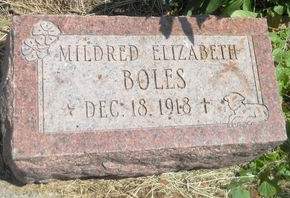 BOLES, MILDRED ELIZABETH - Clay County, Iowa | MILDRED ELIZABETH BOLES 