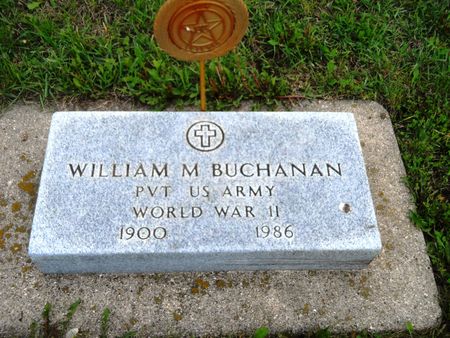 BUCHANAN, WILLIAM M. - Clay County, Iowa | WILLIAM M. BUCHANAN 