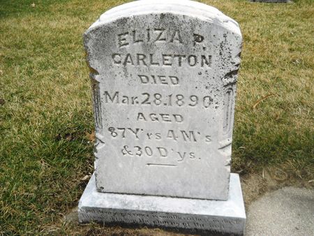 CARLETON, ELIZA P. - Clay County, Iowa | ELIZA P. CARLETON 