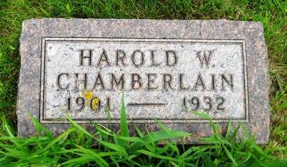 CHAMBERLAIN, HAROLD W. - Clay County, Iowa | HAROLD W. CHAMBERLAIN 