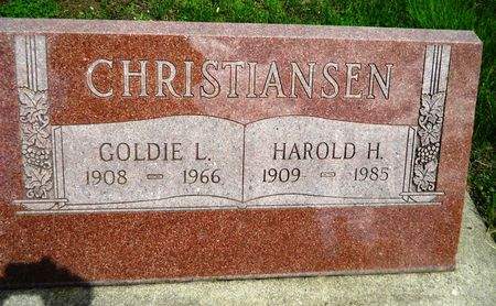 CHRISTIANSEN, GOLDIE LOUISE - Clay County, Iowa | GOLDIE LOUISE CHRISTIANSEN 