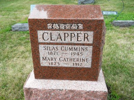 CLAPPER, MARY CATHERINE - Clay County, Iowa | MARY CATHERINE CLAPPER 