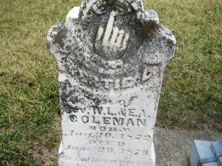 COLEMAN, BERTIE L. - Clay County, Iowa | BERTIE L. COLEMAN 