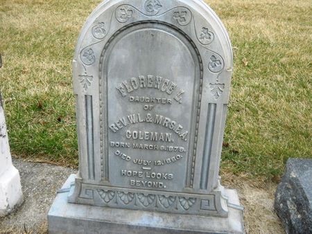 COLEMAN, FLORENCE L. - Clay County, Iowa | FLORENCE L. COLEMAN 
