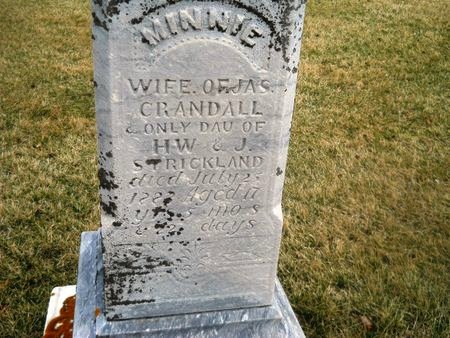 CRANDALL, MINNIE - Clay County, Iowa | MINNIE CRANDALL 
