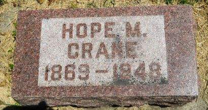 CRANE, HOPE M. - Clay County, Iowa | HOPE M. CRANE 