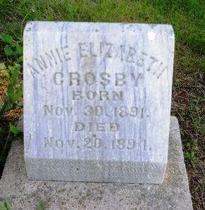 CROSBY, ANNIE ELIZABETH - Clay County, Iowa | ANNIE ELIZABETH CROSBY 