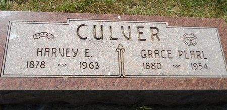 JAMES CULVER, GRACE PEARL - Clay County, Iowa | GRACE PEARL JAMES CULVER 