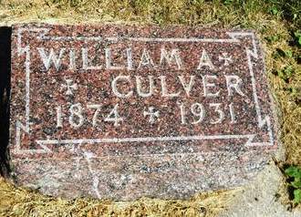 CULVER, WILLIAM A. - Clay County, Iowa | WILLIAM A. CULVER 