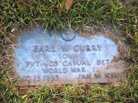 CURRY, EARL W. - Clay County, Iowa | EARL W. CURRY 