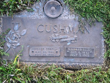 CUSHMAN, MILDRED ELLEN - Clay County, Iowa | MILDRED ELLEN CUSHMAN 