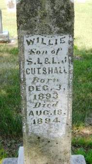 CUTSHALL, WILLIE - Clay County, Iowa | WILLIE CUTSHALL 