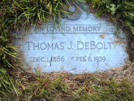 DEBOLT, THOMAS J. - Clay County, Iowa | THOMAS J. DEBOLT 