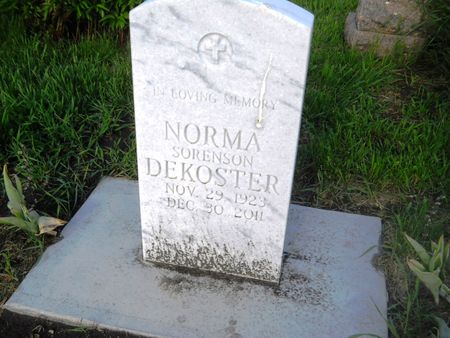 DEKOSTER, NORMA - Clay County, Iowa | NORMA DEKOSTER 