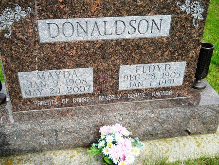 DONALDSON, FLOYD - Clay County, Iowa | FLOYD DONALDSON 