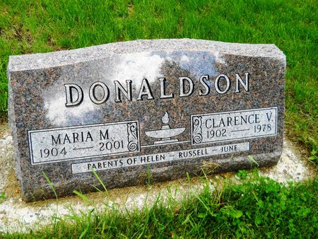 DONALDSON, MARIA M. - Clay County, Iowa | MARIA M. DONALDSON 
