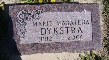 DYKSTRA, MARIE MAGALENA - Clay County, Iowa | MARIE MAGALENA DYKSTRA 