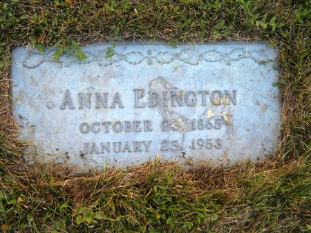 EDINGTON, ANNA - Clay County, Iowa | ANNA EDINGTON 