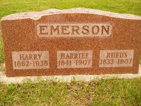 EMERSON, HARRIET - Clay County, Iowa | HARRIET EMERSON 