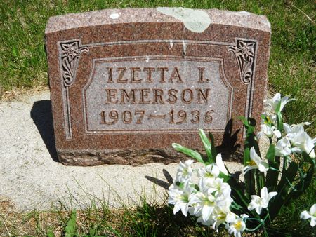 EMERSON, IZETTA L. - Clay County, Iowa | IZETTA L. EMERSON 