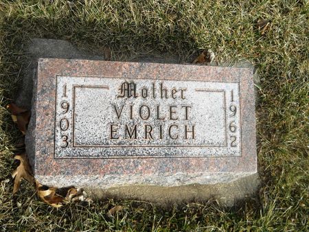 EMRICH, VIOLET - Clay County, Iowa | VIOLET EMRICH 