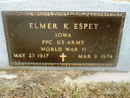 ESPEY, ELMER K. - Clay County, Iowa | ELMER K. ESPEY 