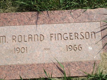 FINGERSON, M. ROLAND - Clay County, Iowa | M. ROLAND FINGERSON 