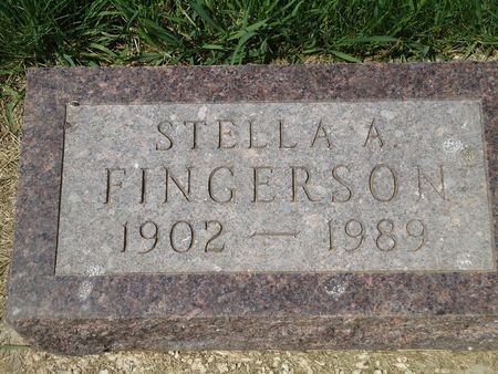 FINGERSON, STELLA A. - Clay County, Iowa | STELLA A. FINGERSON 