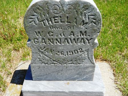 GANNAWAY, THELLA M. - Clay County, Iowa | THELLA M. GANNAWAY 