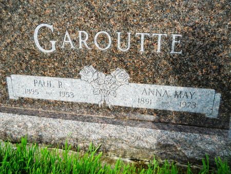 GAROUTTE, ANNA MAY - Clay County, Iowa | ANNA MAY GAROUTTE 