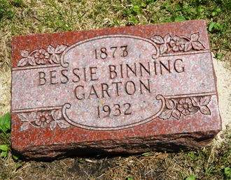 GARTON, BESSIE - Clay County, Iowa | BESSIE GARTON 