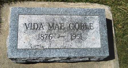GOBLE, VIDA MAE - Clay County, Iowa | VIDA MAE GOBLE 