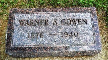 GOWEN, WARNER A. - Clay County, Iowa | WARNER A. GOWEN 