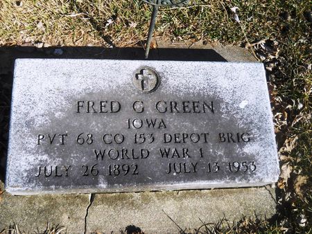 GREEN, FRED G. - Clay County, Iowa | FRED G. GREEN 