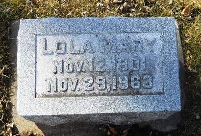 GREEN, LOLA MARY - Clay County, Iowa | LOLA MARY GREEN 