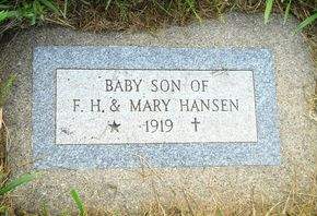 HANSEN, BABY SON - Clay County, Iowa | BABY SON HANSEN 