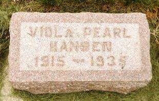 HANSEN, VIOLA PEARL - Clay County, Iowa | VIOLA PEARL HANSEN 