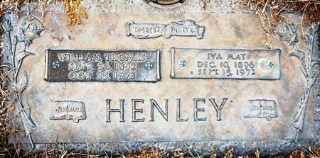 HENLEY, WILLIAM THOMAS - Clay County, Iowa | WILLIAM THOMAS HENLEY 