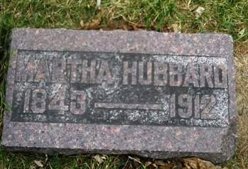 HUBBARD, MARTHA - Clay County, Iowa | MARTHA HUBBARD 
