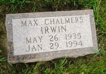 IRWIN, MAX CHALMERS - Clay County, Iowa | MAX CHALMERS IRWIN 