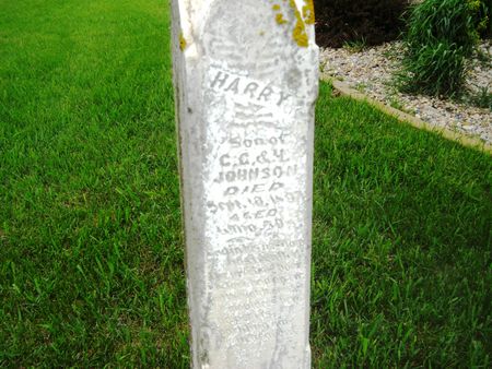 JOHNSON, HARRY - Clay County, Iowa | HARRY JOHNSON 