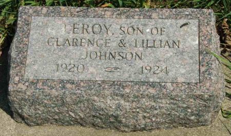 JOHNSON, LEROY - Clay County, Iowa | LEROY JOHNSON 