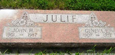 JULIF, JOHN H. - Clay County, Iowa | JOHN H. JULIF 