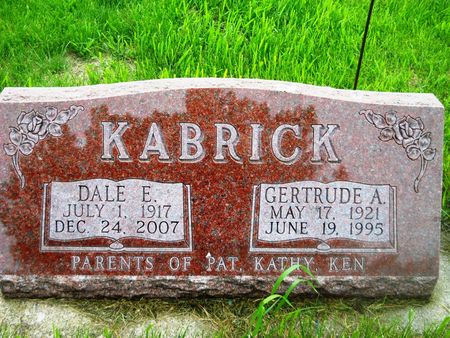 KABRICK, GERTRUDE A. - Clay County, Iowa | GERTRUDE A. KABRICK 