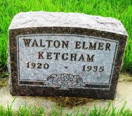 KETCHAM, WALTON ELMER - Clay County, Iowa | WALTON ELMER KETCHAM 